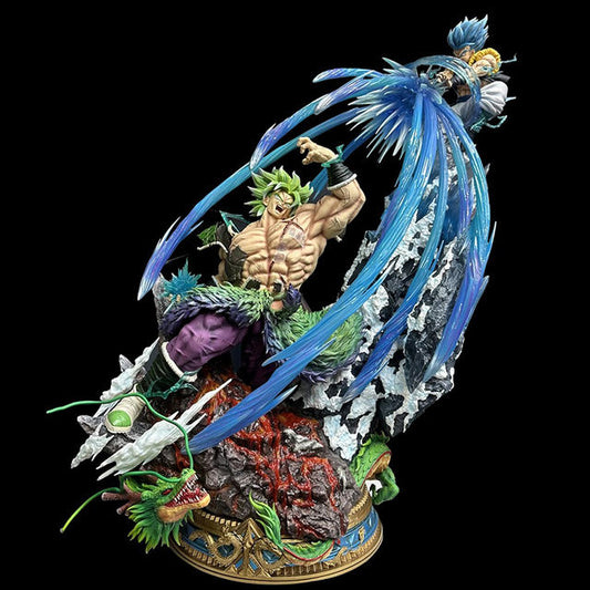 Dragon Ball Figure – Broly vs Gogeta GK Model (20CM Standard / 50CM Premium with Light)