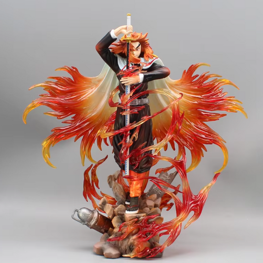 Rengoku Kyojuro Demon Slayer Statue – Flame Hashira Anime Figure