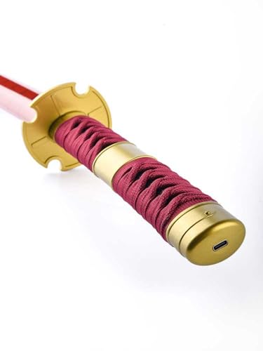 Roronoa Zoro Sandai Kitetsu LED Sword – 104CM Anime Replica Katana with Charging Function