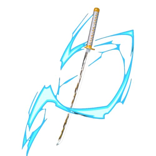 Zenitsu Agatsuma Neon LED Katana – 100CM Demon Slayer Life-Size Sword (Rechargeable