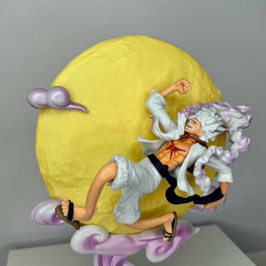 One Piece Luffy Gear 5 Nika Statue – 35CM PVC Anime Figure with Moon Glow Effect | COD Avail.