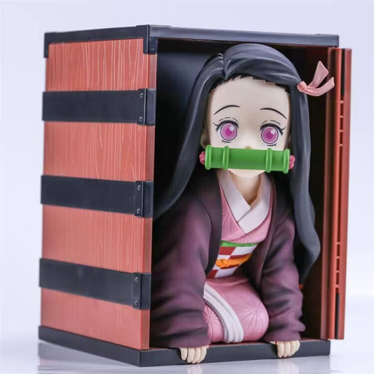 Kimetsu no Yaiba Nezuko Figure – 22CM Premium PVC Anime Statue Inside Box | Kimetsu no Yaiba Collectible