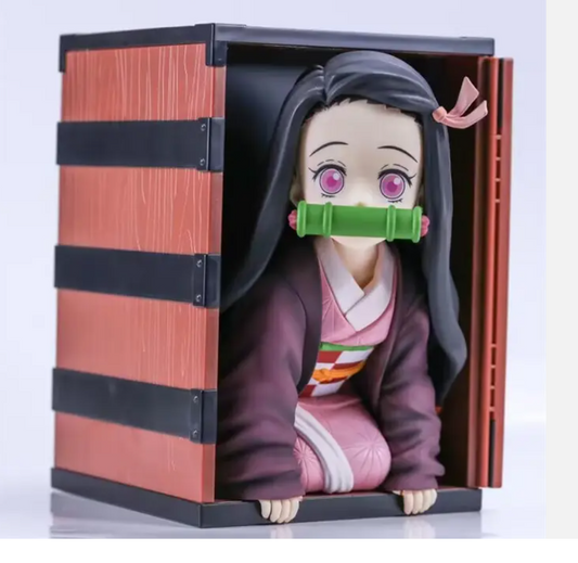 Kimetsu no Yaiba Nezuko Figure – 22CM Premium PVC Anime Statue Inside Box | Kimetsu no Yaiba Collectible