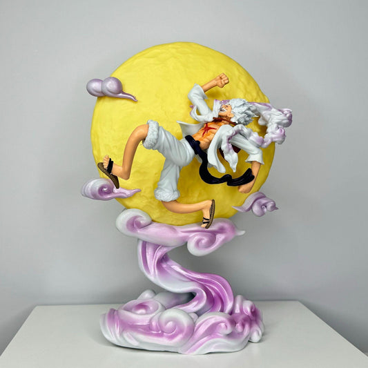 One Piece Luffy Gear 5 Nika Statue – 35CM PVC Anime Figure with Moon Glow Effect | COD Avail.