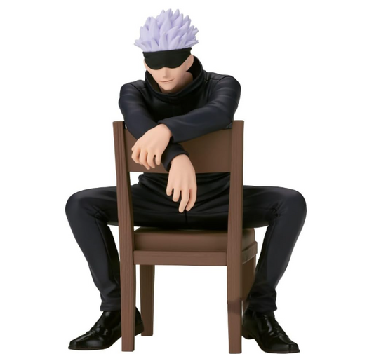 Jujutsu Kaisen Gojo Satoru Action Figure 11 cm Collectible Sitting on Chair