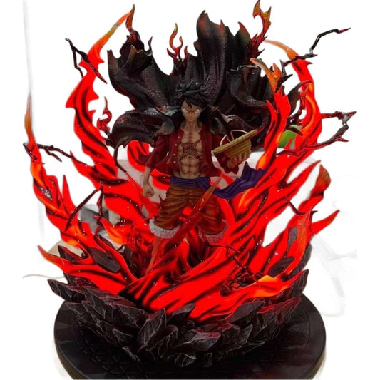 Monkey D. Luffy One Piece Figure – 40CM Straw Hat Ghost Island Haoushoku Haki Anime Statue
