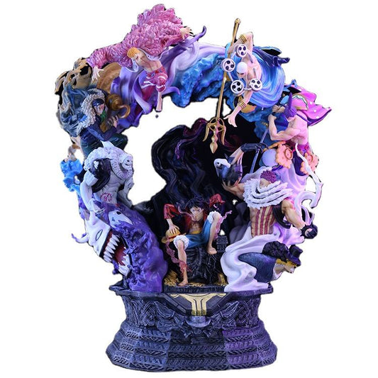 One Piece Throne Statue – 48CM Limited Edition Luffy Figure Collectible