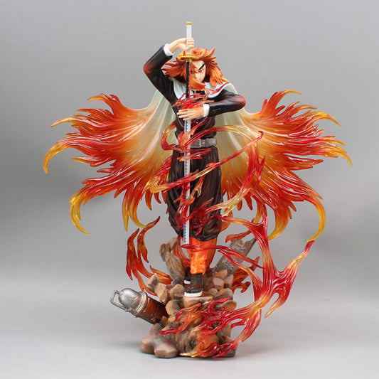 Rengoku Kyojuro Demon Slayer Statue – Flame Hashira Anime Figure