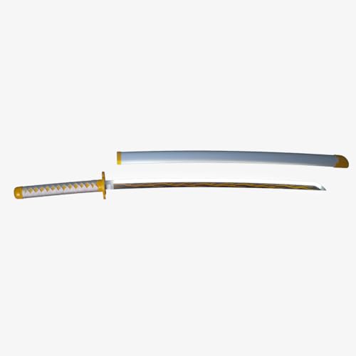 Zenitsu Agatsuma Neon LED Katana – 100CM Demon Slayer Life-Size Sword (Rechargeable