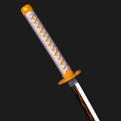 Zenitsu Agatsuma Neon LED Katana – 100CM Demon Slayer Life-Size Sword (Rechargeable