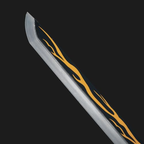 Zenitsu Agatsuma Neon LED Katana – 100CM Demon Slayer Life-Size Sword (Rechargeable