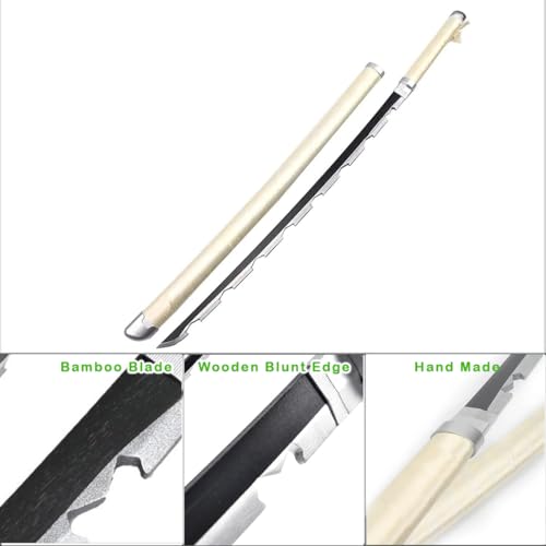 Inosuke Hashibira Twin Nichirin Wooden Katana – 104CM Demon Slayer Sword Replica
