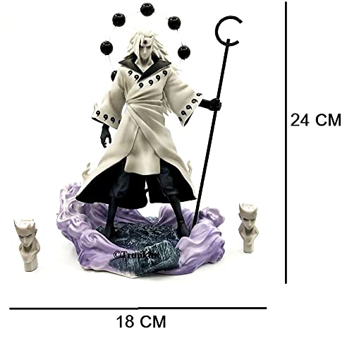 Premium Naruto Statue – Madara Uchiha 10 Tails Jinchūriki PVC Figure 28CM | COD Avail.