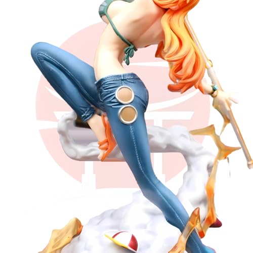 One Piece Wano Nami Collectible – 28CM Cat Burglar Nami with Zeus Anime Figure | COD Avail.