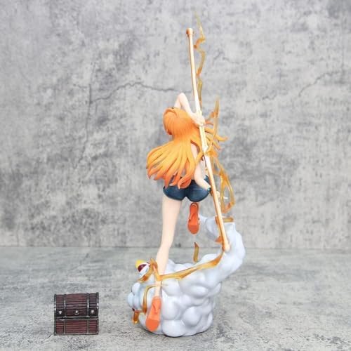 One Piece Wano Nami Collectible – 28CM Cat Burglar Nami with Zeus Anime Figure | COD Avail.