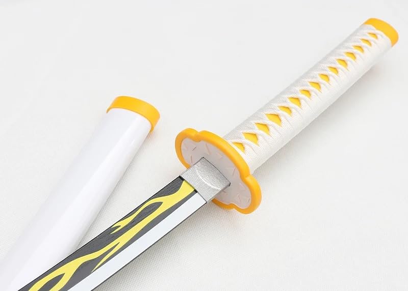 Zenitsu Agatsuma Katana Replica – 104CM Demon Slayer Wooden Nichirin Sword