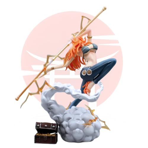 One Piece Wano Nami Collectible – 28CM Cat Burglar Nami with Zeus Anime Figure | COD Avail.