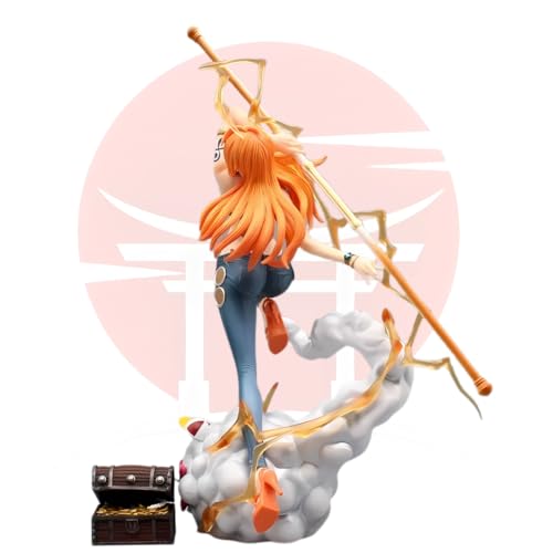 One Piece Wano Nami Collectible – 28CM Cat Burglar Nami with Zeus Anime Figure | COD Avail.