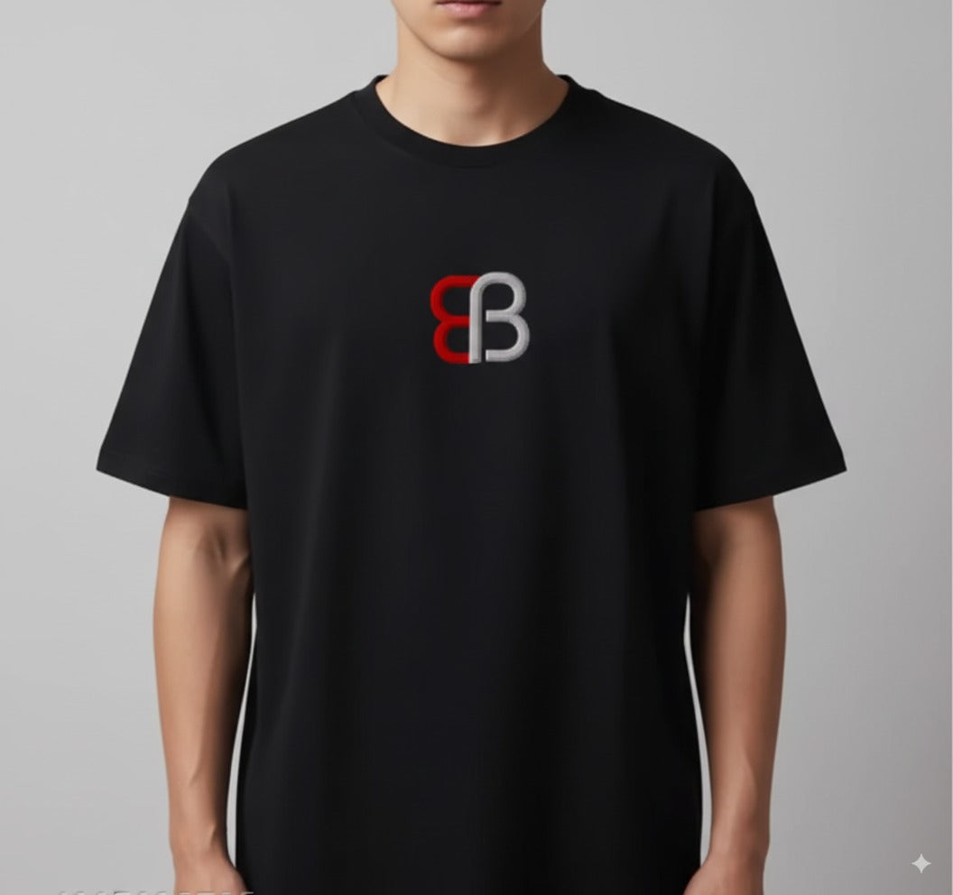 Anime Printed Oversized drop shoulder round neck pure cotton