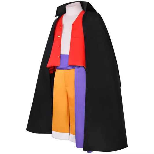 Monkey D. Luffy Cosplay Costume | Luffy Haori Outfit | Straw Hat Cosplay
