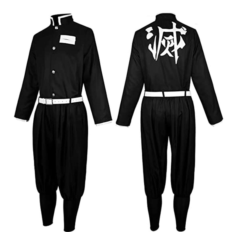 Agatsuma Zenitsu Cosplay Costume | Demon Slayer Kimono Uniform | Kimetsu No Yaiba Anime Outfit