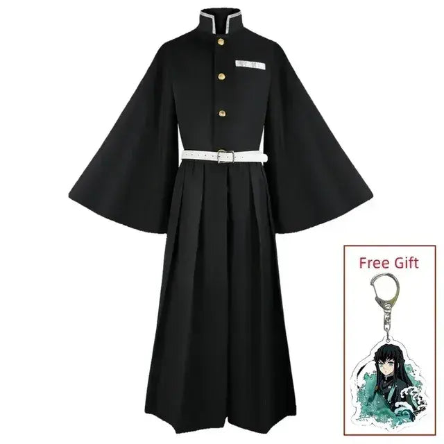 Tokitou Muichirou Cosplay Costume | Demon Slayer Kimetsu No Yaiba Uniform with Wig | Anime Cosplay Outfit
