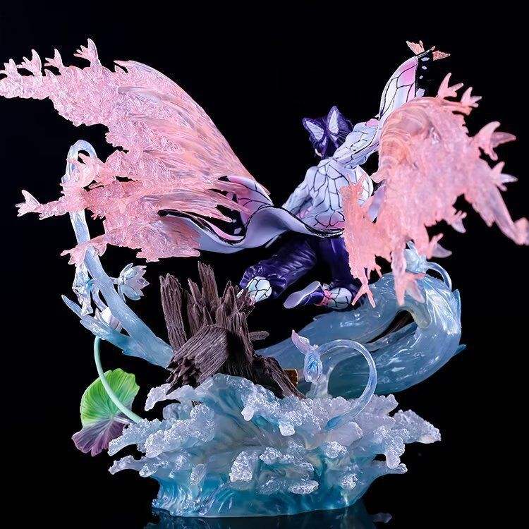Demon Slayer Shinobu Kocho Statue – 31CM PVC Resin Anime Figure with Color Box Collectible