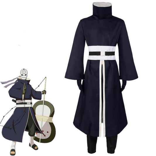 Obito Uchiha Cosplay Costume | Naruto Shippuden Akatsuki Outfit | Anime Cosplay Dress