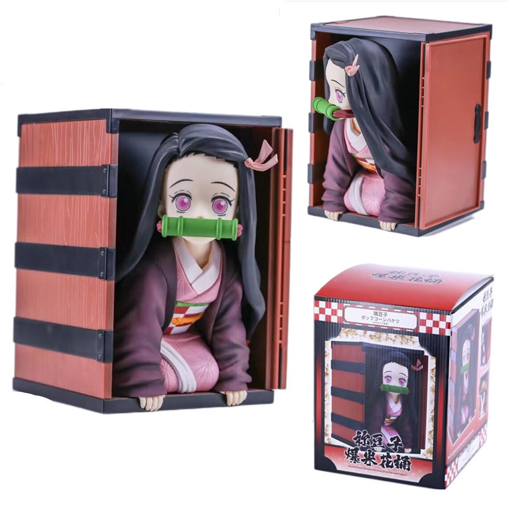 Kimetsu no Yaiba Nezuko Figure – 22CM Premium PVC Anime Statue Inside Box | Kimetsu no Yaiba Collectible