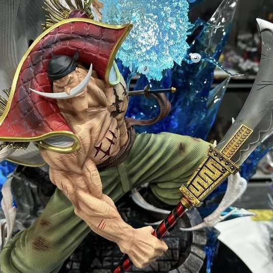 Edward Newgate Whitebeard 40CM High-Detail Statue with Dynamic Energy Effect Base