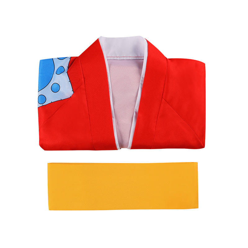 Monkey D. Luffy Cosplay Costume One Piece Wano Arc Kimono Outfit | Anime Cosplay Dress
