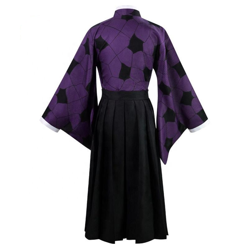 Kokushibo Cosplay Costume | Demon Slayer Upper Moon One Outfit | Kimetsu No Yaiba Anime Costume