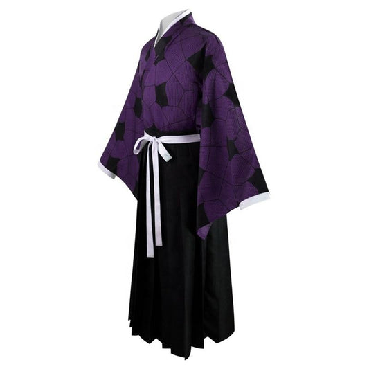 Kokushibo Cosplay Costume | Demon Slayer Upper Moon One Outfit | Kimetsu No Yaiba Anime Costume