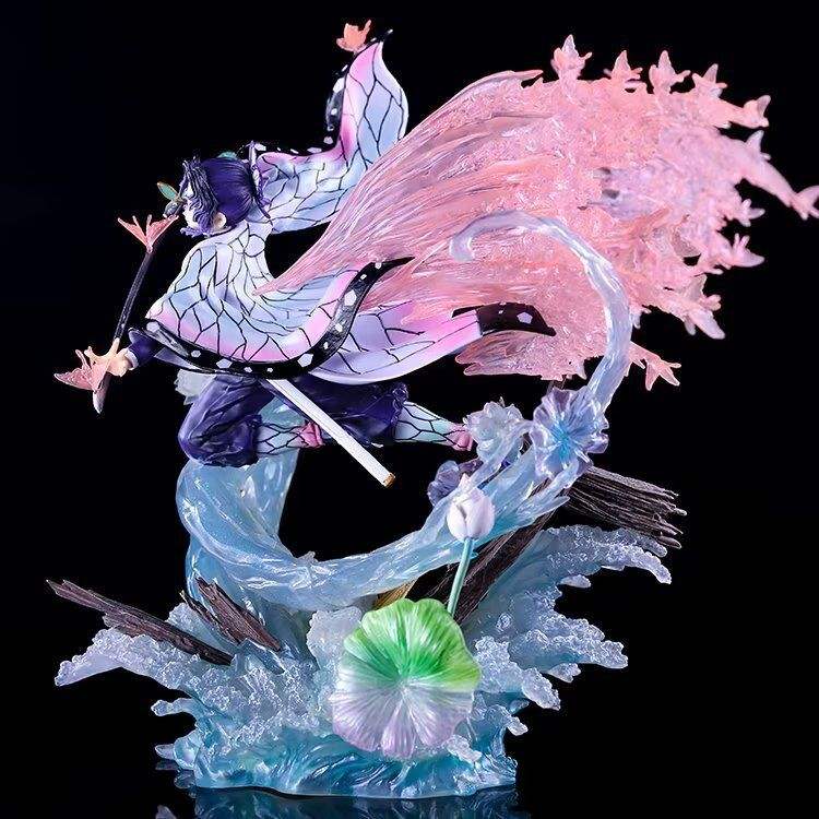 Demon Slayer Shinobu Kocho Statue – 31CM PVC Resin Anime Figure with Color Box Collectible