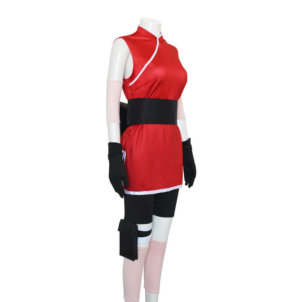 Sakura Haruno Cosplay Costume | Naruto Anime Outfit | Shippuden / Baruto Cosplay Dress