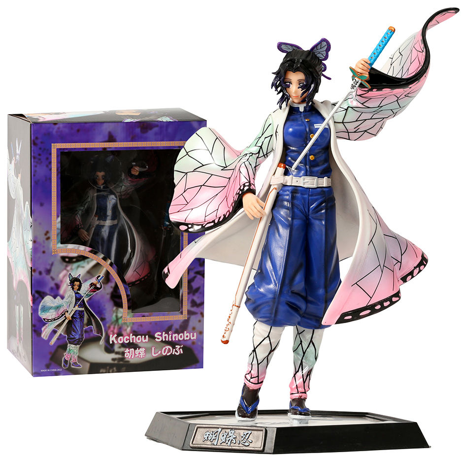 Demon Slayer Shinobu Kocho Statue – 30CM PVC Anime Figure in Calm Attack Pose Collectible