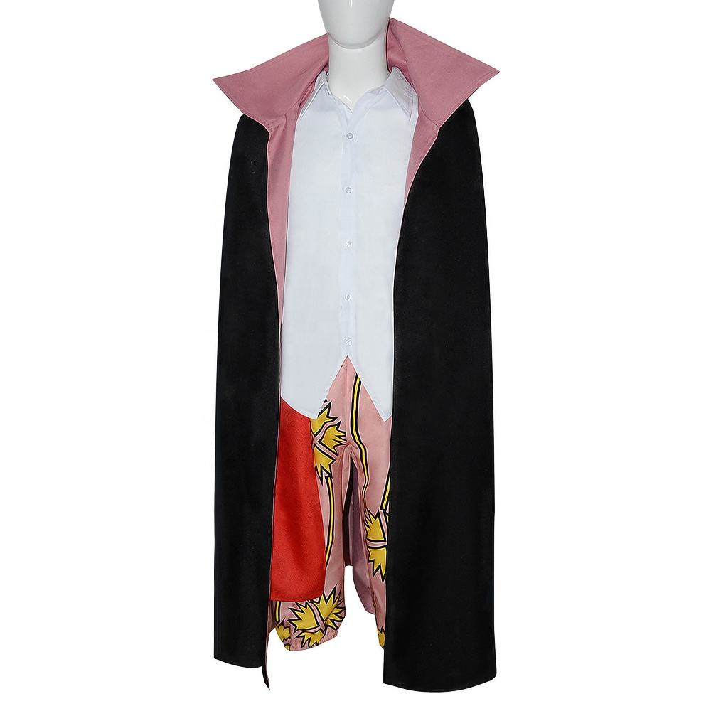 Shanks Cosplay Costume | One Piece Red-Haired Pirate Outfit | Anime Cosplay