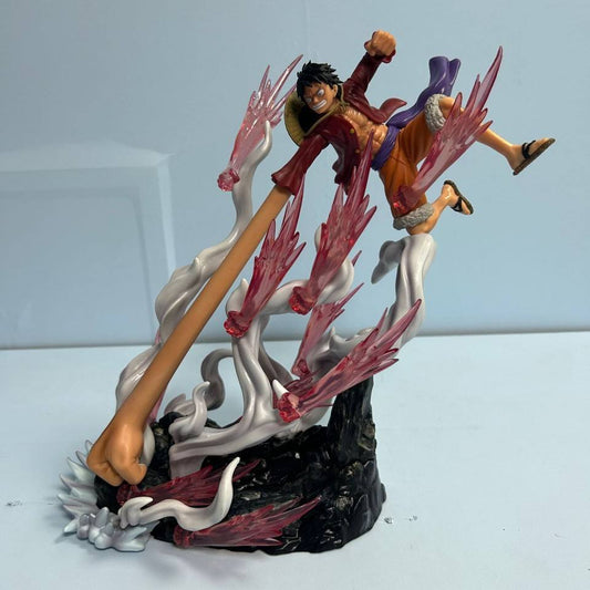 One Piece Enies Lobby Gear 3 Luffy Statue – 30CM Gatling Gun Battle Pose Collectible Figure