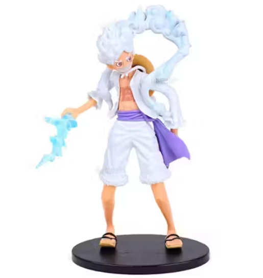 One Piece Action Figure Luffy Gear 5 Standing Height-18.5cm with great details and PVC material Without Box