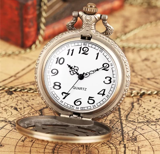 Naruto stylish pocket watch keychain keyring