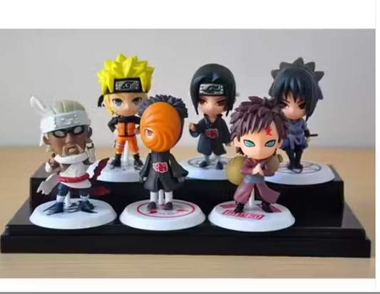 Anime Naruto Action Figures 6 Set PVC