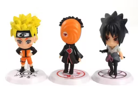 Anime Naruto Action Figures 6 Set PVC