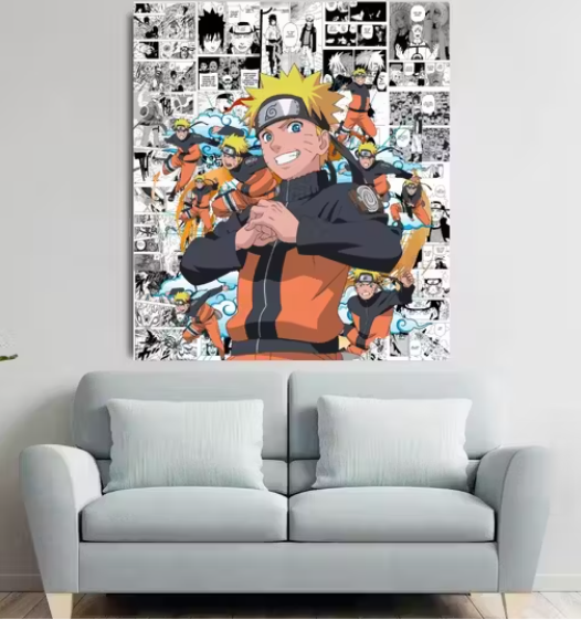 Naruto Shippuden Manga Wall Poster Pack (12 pcs) | A4 Size Anime Art Prints | Premium Quality
