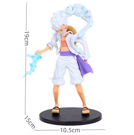 One Piece Action Figure Luffy Gear 5 Standing Height-18.5cm with great details and PVC material Without Box