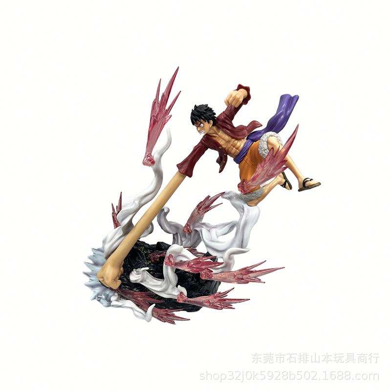 One Piece Enies Lobby Gear 3 Luffy Statue – 30CM Gatling Gun Battle Pose Collectible Figure