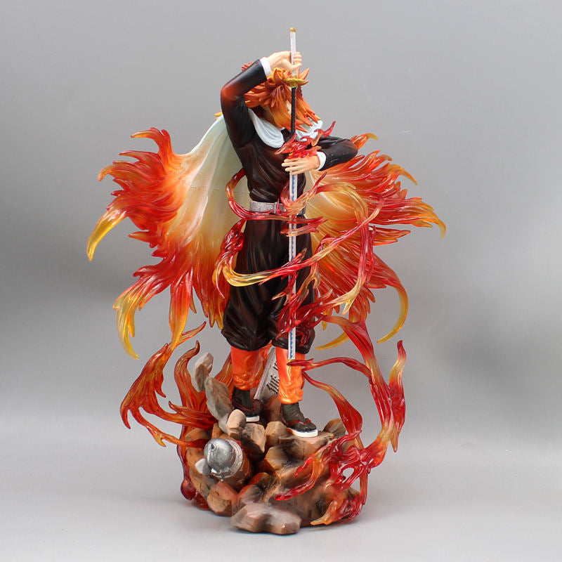 Rengoku Kyojuro Demon Slayer Statue – Flame Hashira Anime Figure
