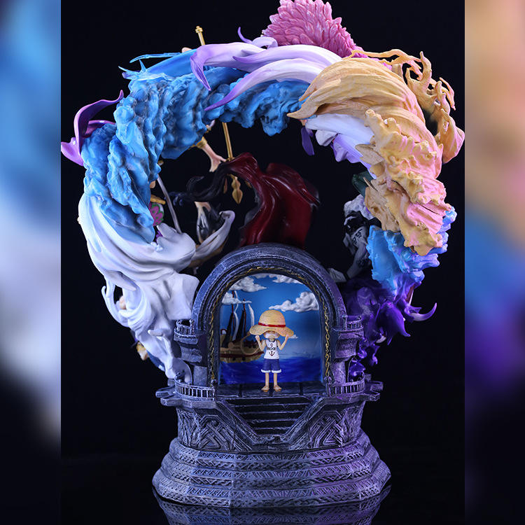 One Piece Throne Statue – 48CM Limited Edition Luffy Figure Collectible