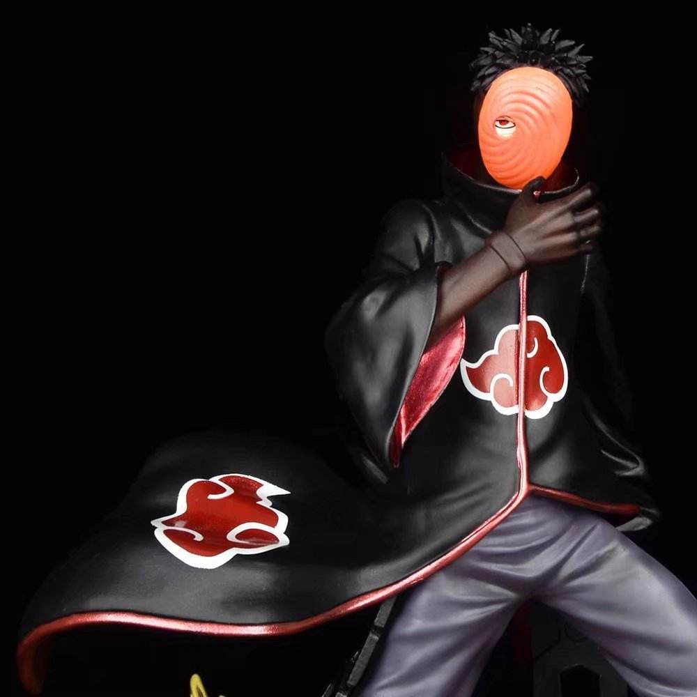 Obito Uchiha PVC Statue – 30CM Anime Display Model Fire Shadow Shrine Akatsuki Edition