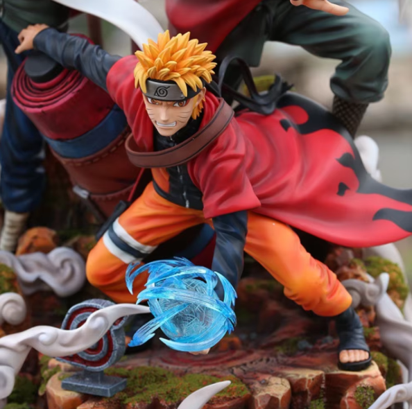 Premium Naruto Statue –Naruto , Minato & Jiraiya Anime Figure Model Toy 41CM