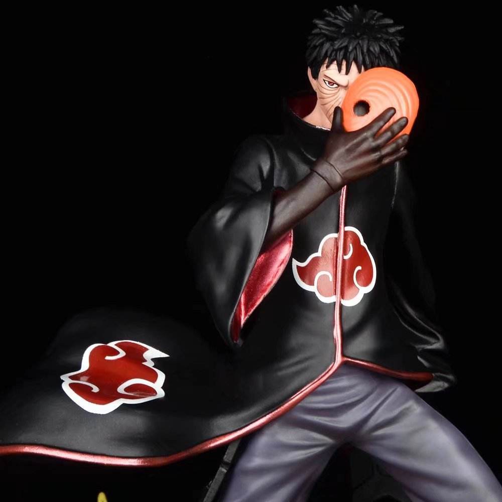 Obito Uchiha PVC Statue – 30CM Anime Display Model Fire Shadow Shrine Akatsuki Edition